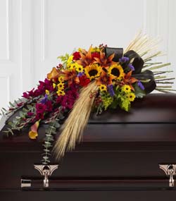 Glorious Garden Casket Spray