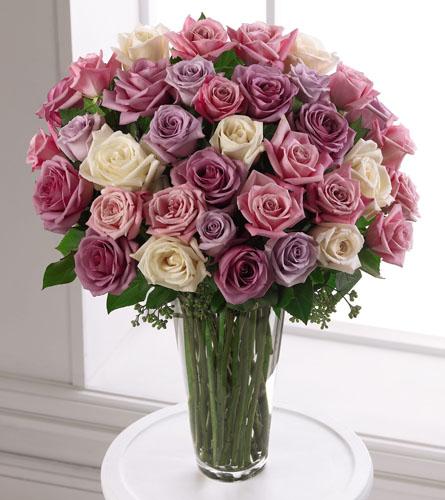 Janousek Florist - Pastel Mixed Flowers - Exquisite Rose Bouquet